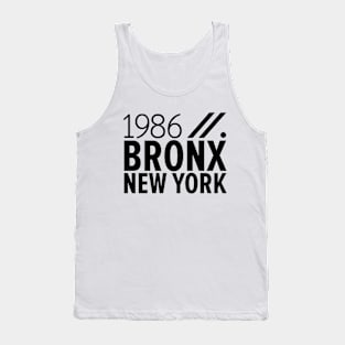 Bronx NY Birth Year Collection - Represent Your Roots 1986 in Style Tank Top